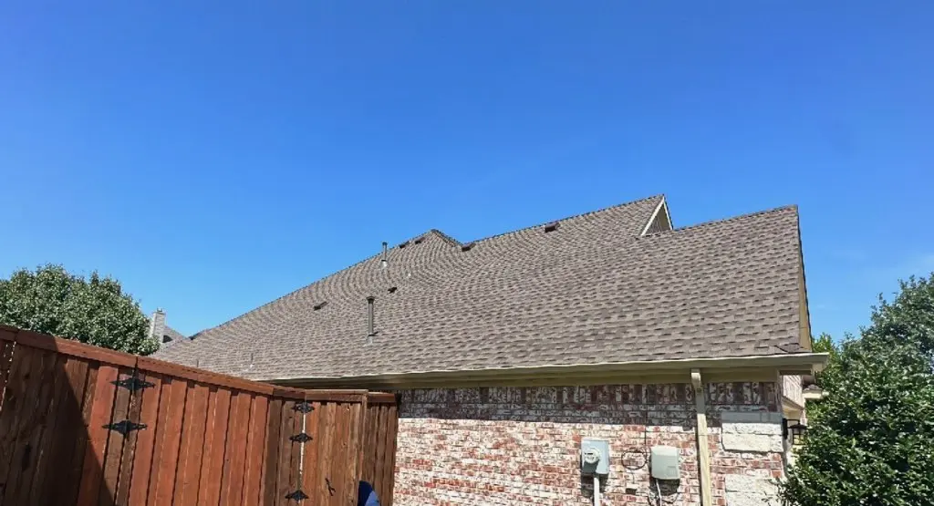 Completed roof replacement project in Arcadia